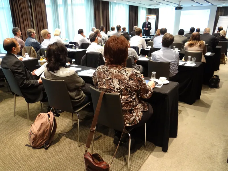 Conference room at a previous Zenith Group event